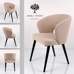 Krzesło DELUXE KR-8 Tkanina Dream Velvet 202.04